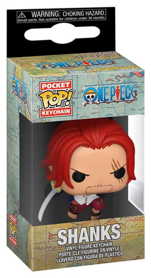One Piece POP! Vinyl Schlüsselanhänger 4 cm Shanks Display (12) Image 2