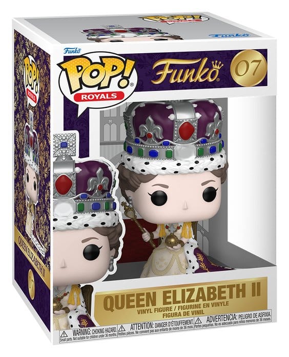 Queen Elizabeth II POP! Premium Vinyl Figur 100th- Queen Elizabeth II (Coronation) 9 cm Image 2