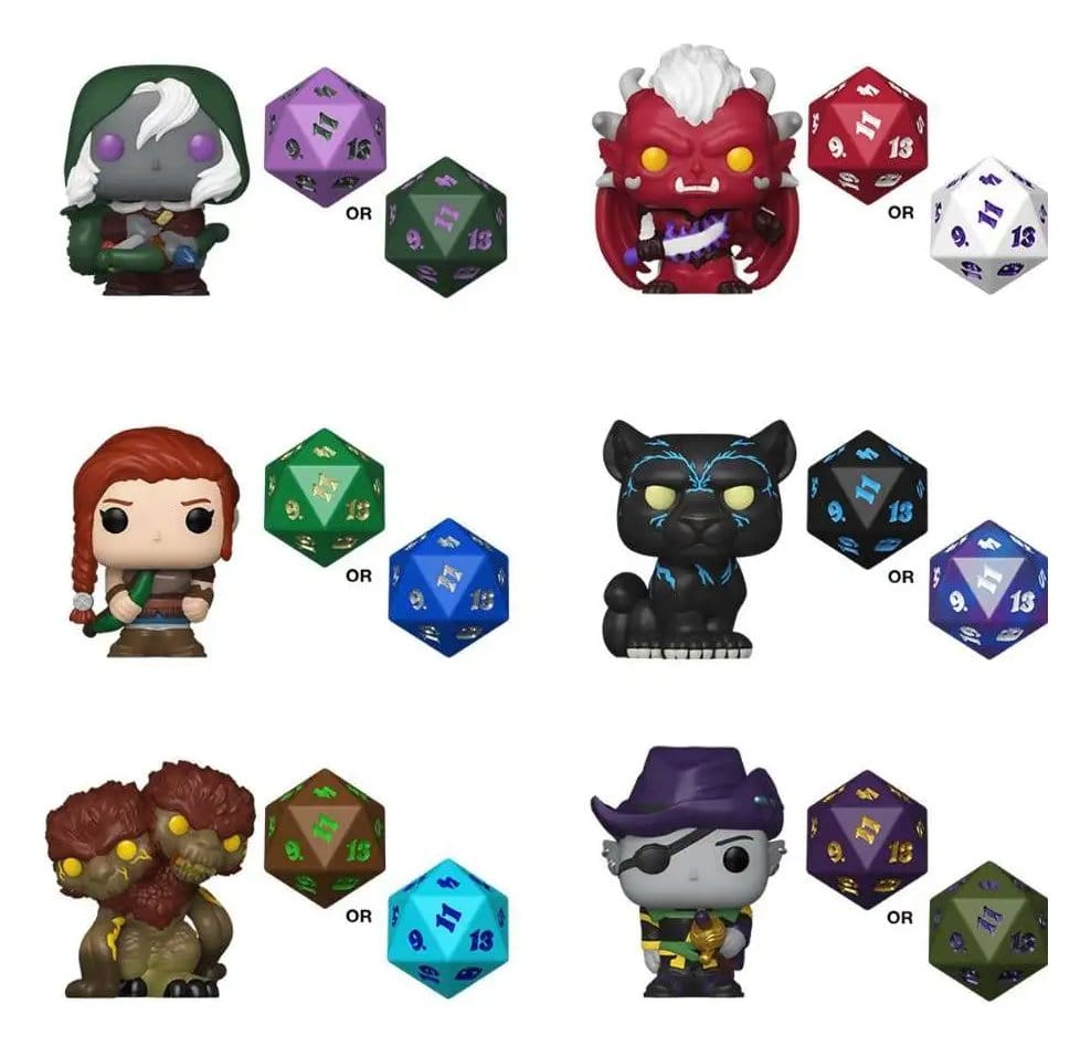 Dungeons & Dragons Bitty POP! & Dice Mystery Series 1 (12) Image 2