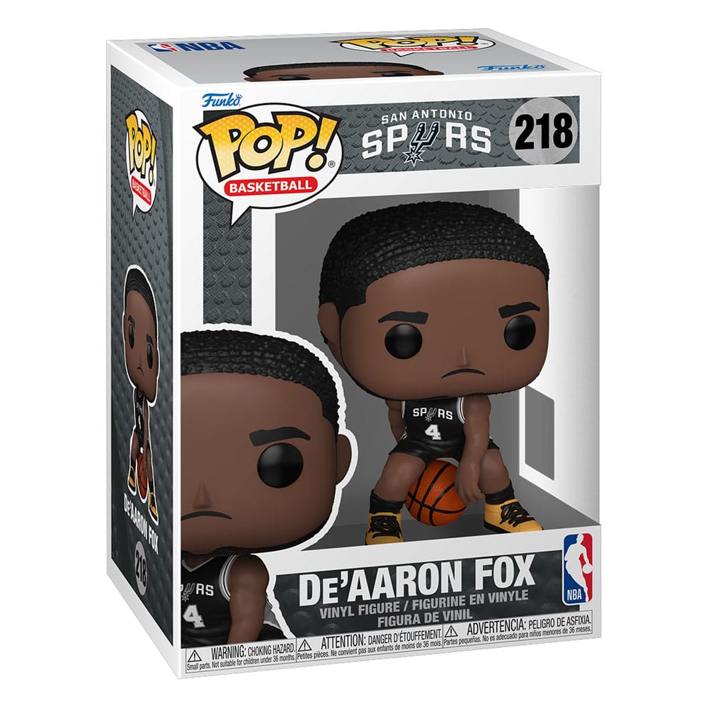 NBA POP! Basketball Vinyl Figur San Antonio Spurs: De'Aaron Fox (2025 Icon Edition Uniform) 9 cm Image 2