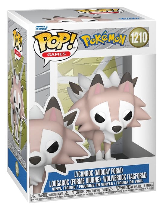 Pokémon POP! Games Vinyl Figur Lycanroc(Midday) 9 cm Image 2