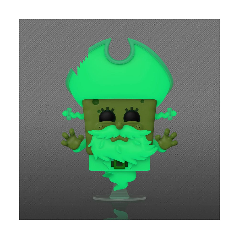 SpongeBob Schwammkopf POP! Vinyl Figur SpongeBob as the Flying Dutchman (Glow) 9 cm Image 3