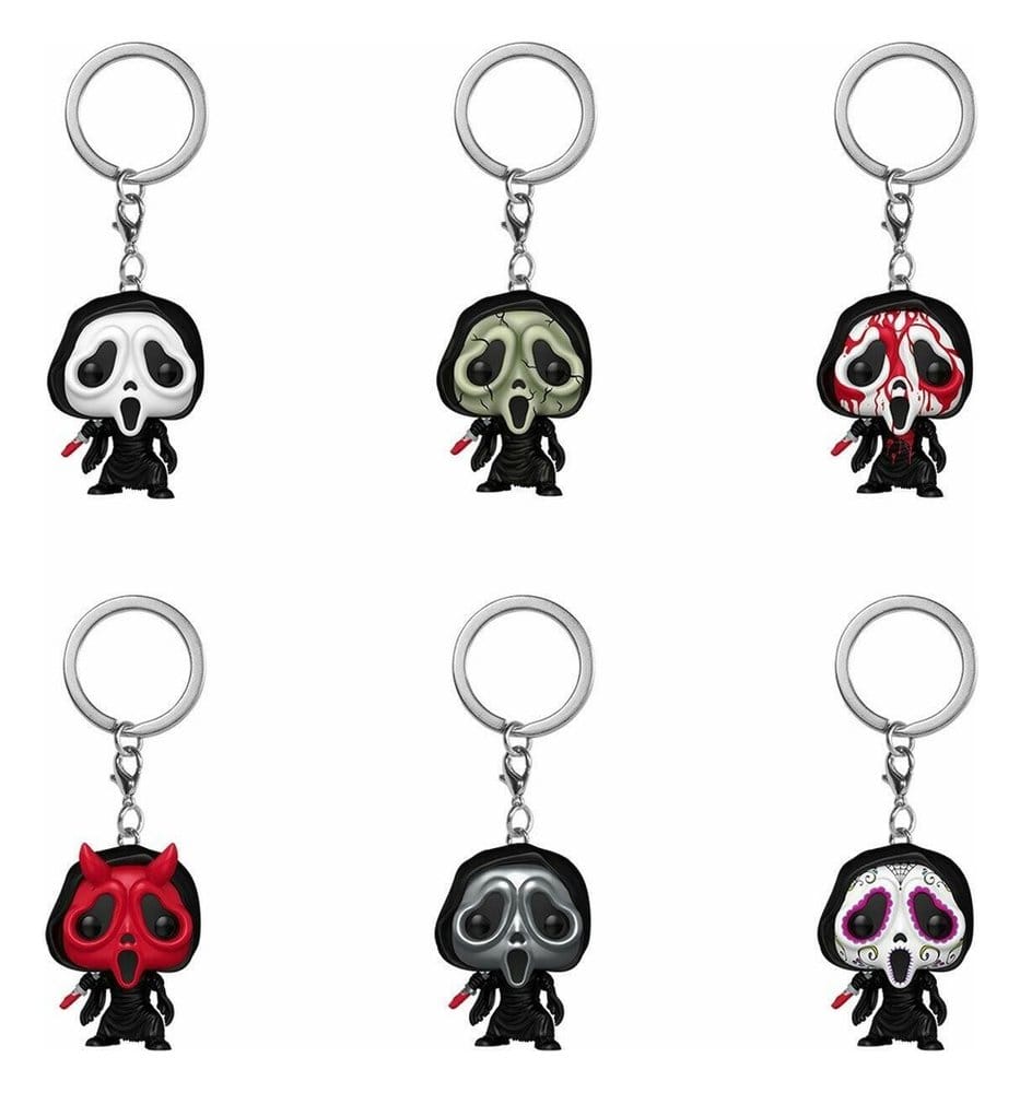 Scream POP! Vinyl Schlüsselanhänger 4 cm Ghost Face Display (12) Image 2