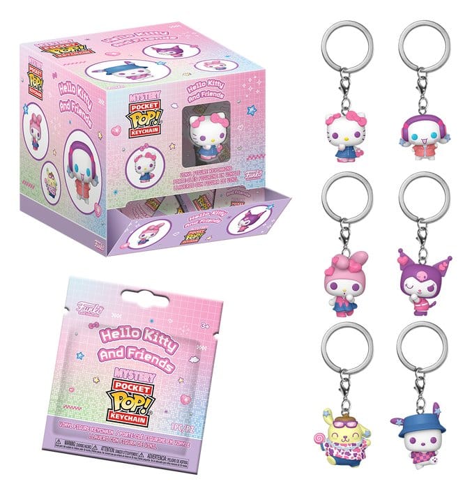 Sanrio POP! Vinyl Schlüsselanhänger 4 cm Hello Kitty & Friends Display (12) Image 2