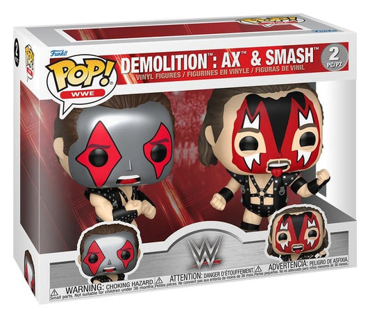 WWE POP! Vinyl Figuren 2er-Pack Ax & Smash 9 cm Image 2