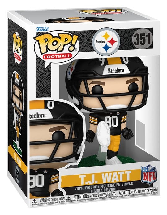 NFL POP! Vinyl Figur : Steelers- T.J. Watt 9 cm Image 2