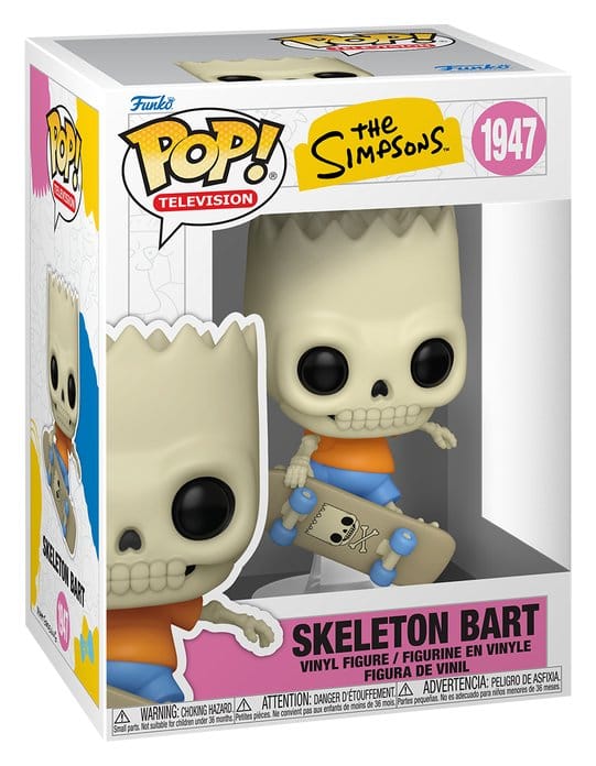 Die Simpsons POP! Animation Vinyl Figur Skeleton Bart 9 cm Image 2