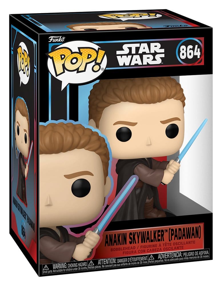 Star Wars POP! Vinyl Wackelkopf-Figur Anakin Skywalker (Padawan) 11 cm Image 2