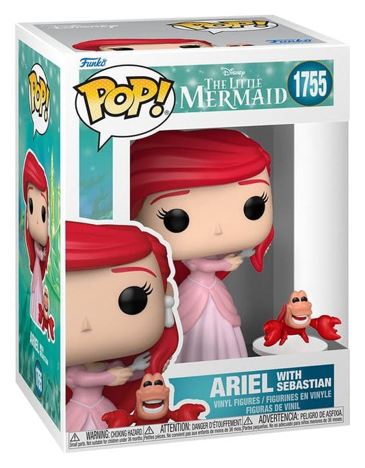 Arielle, die Meerjungfrau POP! Vinyl Figur S3 – Ariel with Sebastian 9 cm Image 2