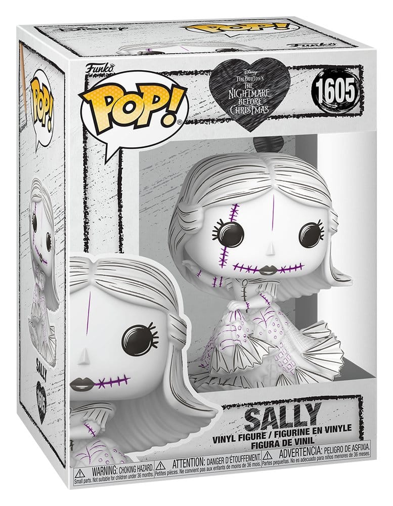 Nightmare before Christmas POP! Disney Vinyl Figur Valentine's Day 2027 Sally(Sketched) 9 cm Image 2