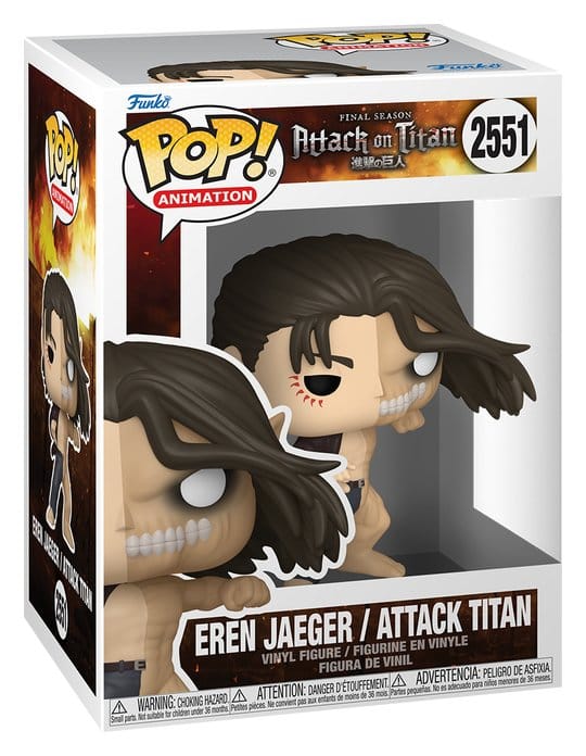 Attack on Titan POP! Animation Vinyl Figur Split- Attack Titan 9 cm Image 2