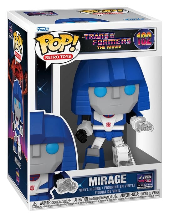 Transformers POP! Retro Toys Vinyl Figur Mirage 9 cm Image 2