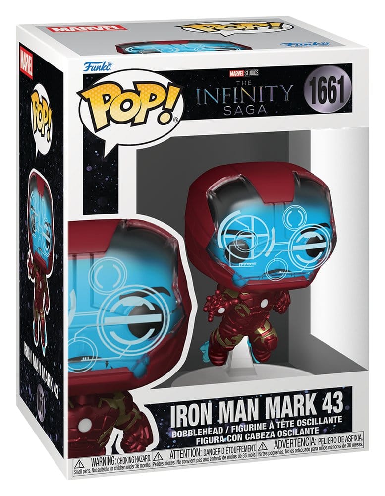Marvel POP! Comics Vinyl Figur Iron Man 9 cm Image 2