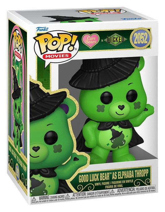 Wicked x Die Glücksbärchis POP! Vinyl Figur Good Luck Bear as Elphaba 9 cm Image 2