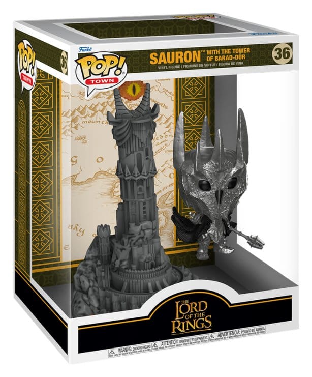 Herr der Ringe POP! Town Vinyl Figuren Barad-Dur(GW) 9 cm Image 2