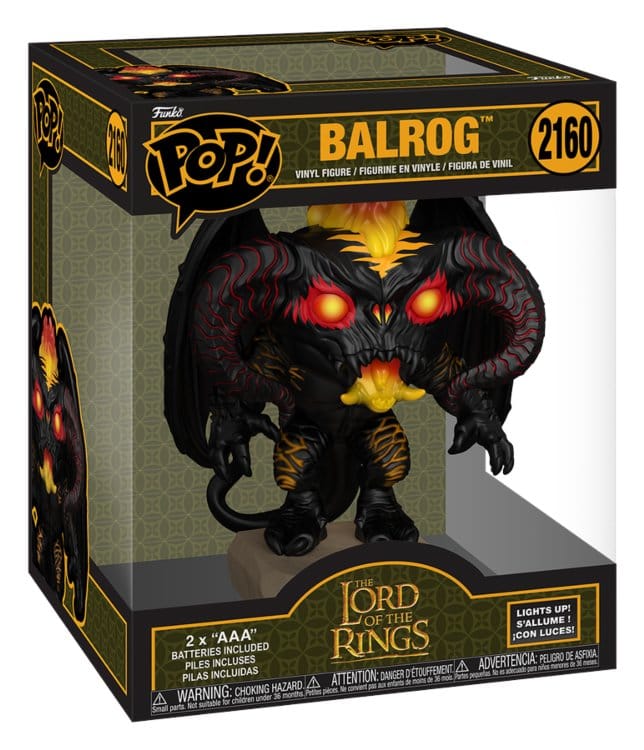 Herr der Ringe Super Sized POP! Animation Vinyl Figur Balrog 15 cm Image 2