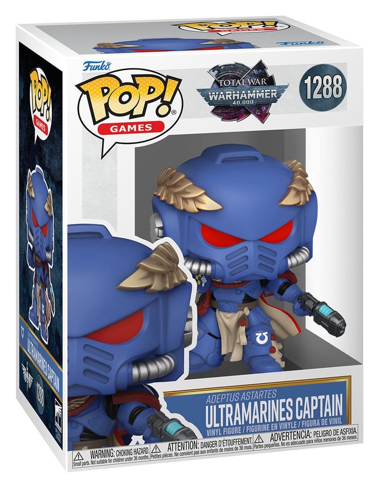Warhammer 40,000 POP! Games Vinyl Figur Ultramarines Captain 9 cm Image 2