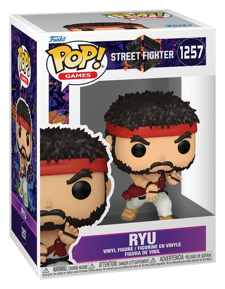 Street Fighter 6 POP! Games Vinyl Figur Ryu 9 cm Image 2