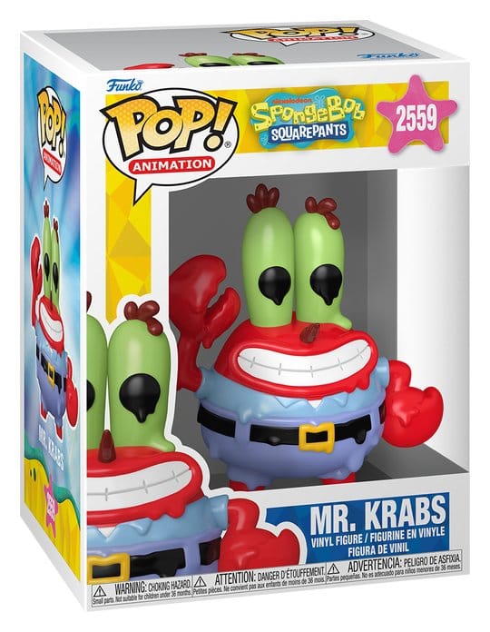 SpongeBob POP! Animation Vinyl Figur Mr. Krabs 9 cm Image 2