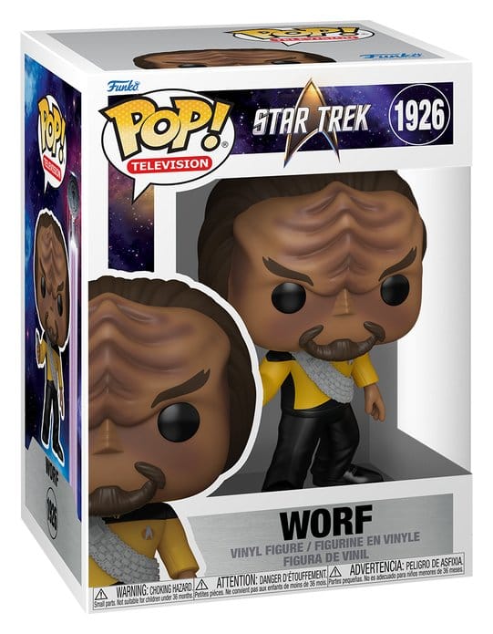 Star Trek TNG POP! Television Vinyl Figur Worf 9 cm Image 2