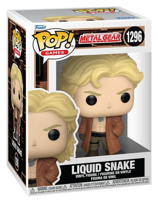 Metal Gear Solid POP! Games Vinyl Figur Liquid Snake 9 cm Image 2