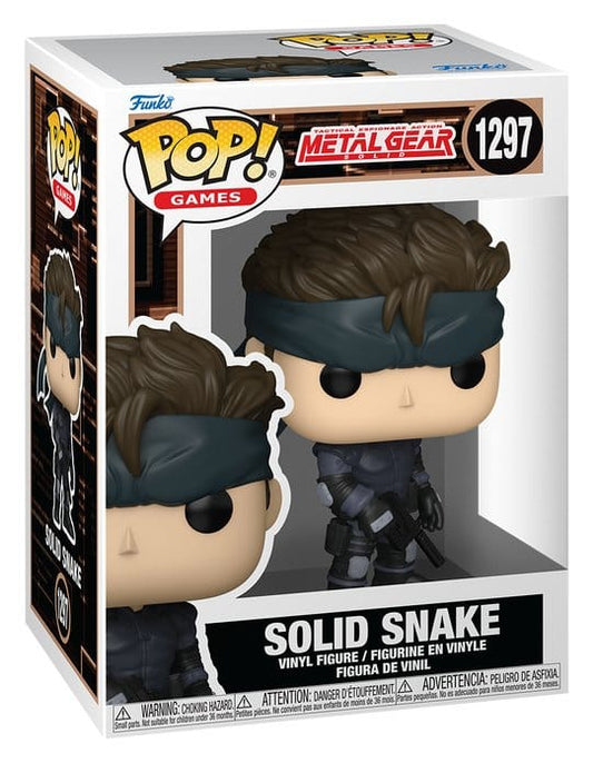 Metal Gear Solid POP! Games Vinyl Figur Solid Snake 9 cm Image 2