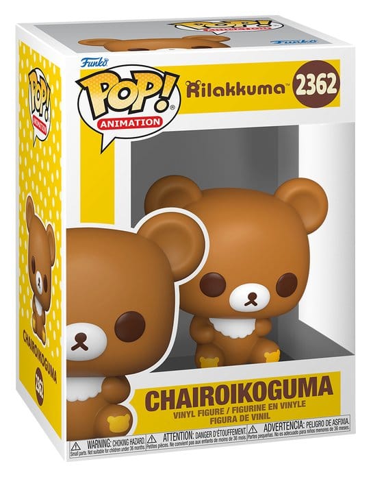 Rilakkuma POP! Animation Vinyl Figur Chairoikoguma 9 cm Image 2