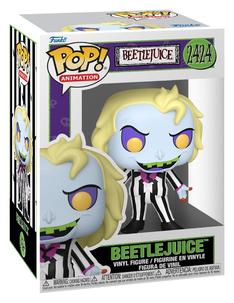 Beetlejuice (Animated) POP! Animation Vinyl Figur Beetlejuice 9 cm Image 2