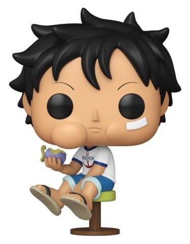 One Piece POP! Vinyl Figur Kid Luffy Eating DF *Exclusive Version* 9 cm Image