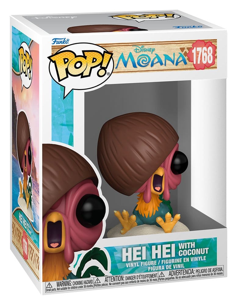 Vaiana POP! & Buddy Vinyl Figur Hei Hei w/Coconut 9 cm Image 2