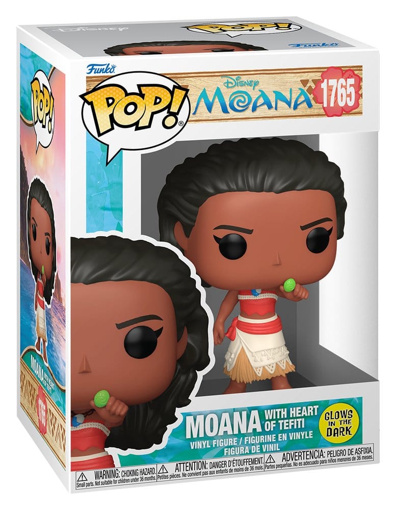 Vaiana POP! & Buddy Vinyl Figur Moana w/Water(GW) 9 cm Image 3