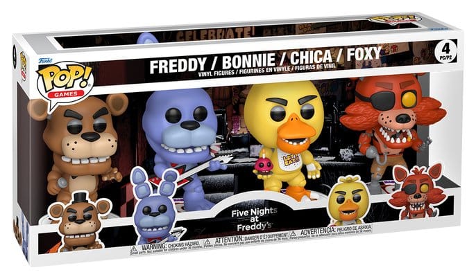 Five Nights at Freddy's POP! Vinyl Figuren 4-Pack Black Friday Bundle 9 cm Image 2