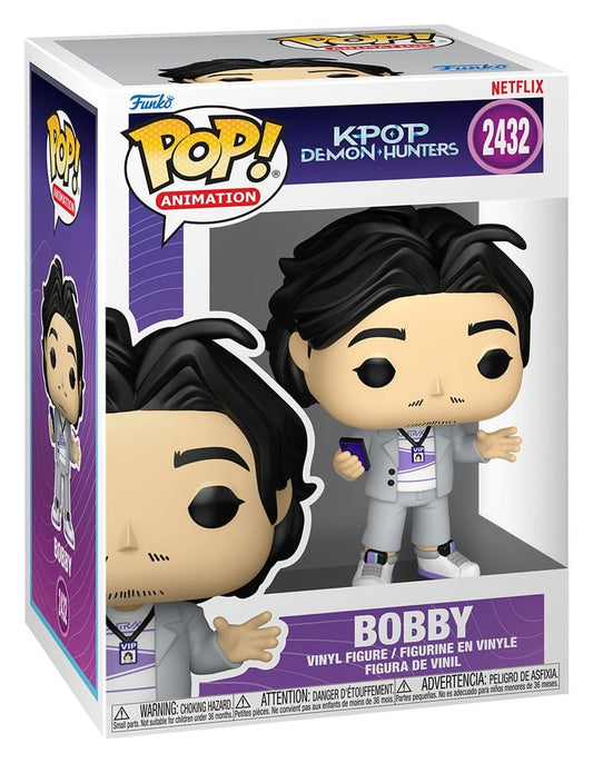KPop Demon Hunters POP! Animation Vinyl Figur Bobby 9 cm Image 2