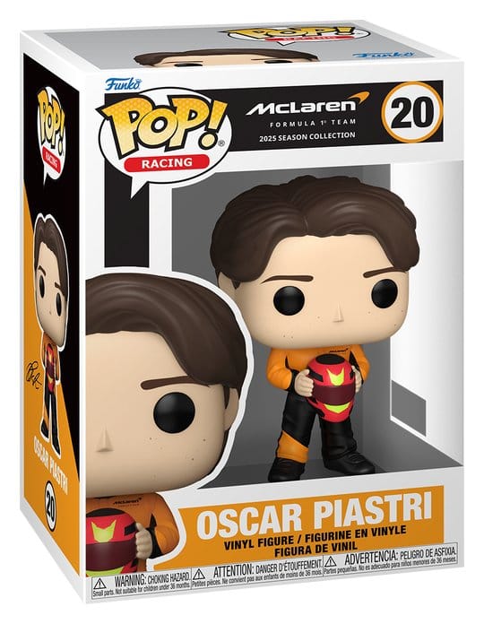Formular 1 POP! Racing Vinyl Figur McLaren- Oscar Piastri 9 cm Image 2