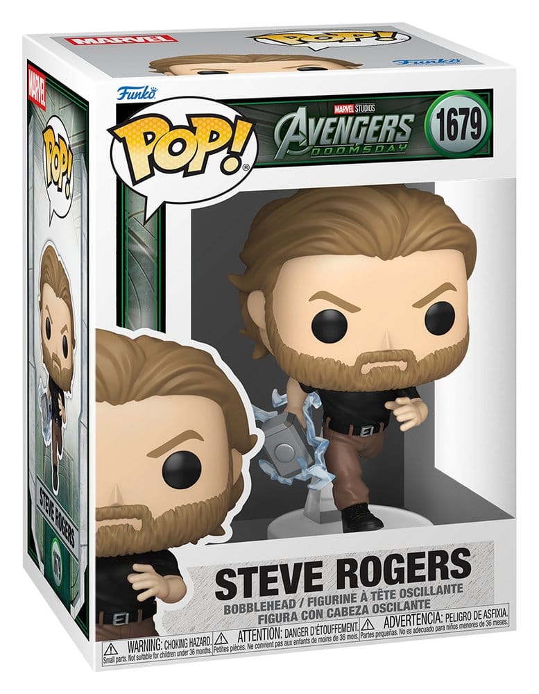 Marvel POP! Comics Vinyl Figur Steve Rogers (Doomsday) 9 cm Image 2
