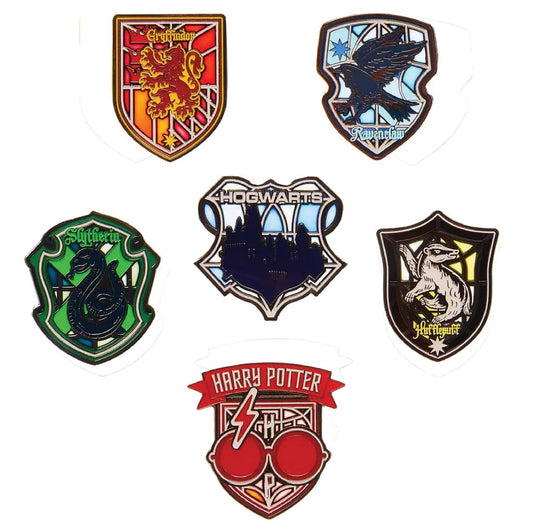Harry Potter Loungefly Ansteck-Pins Stained Glass Display (12) Image