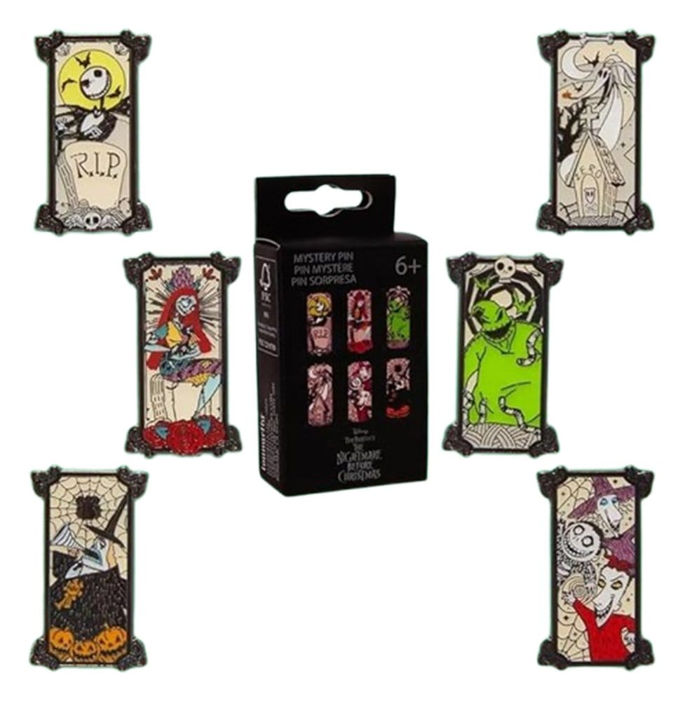 Nightmare before Christmas by Loungefly Ansteck-Pins Blind Box Portrait Style Display (12) Image