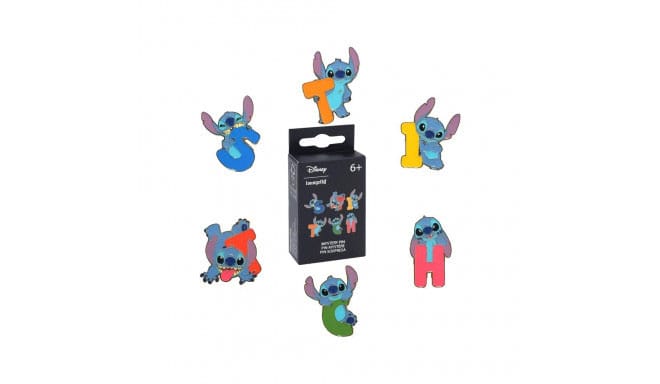 Lilo & Stitch by Loungefly Ansteck-Pins Blind Box Letters and Poses Display (18) Image