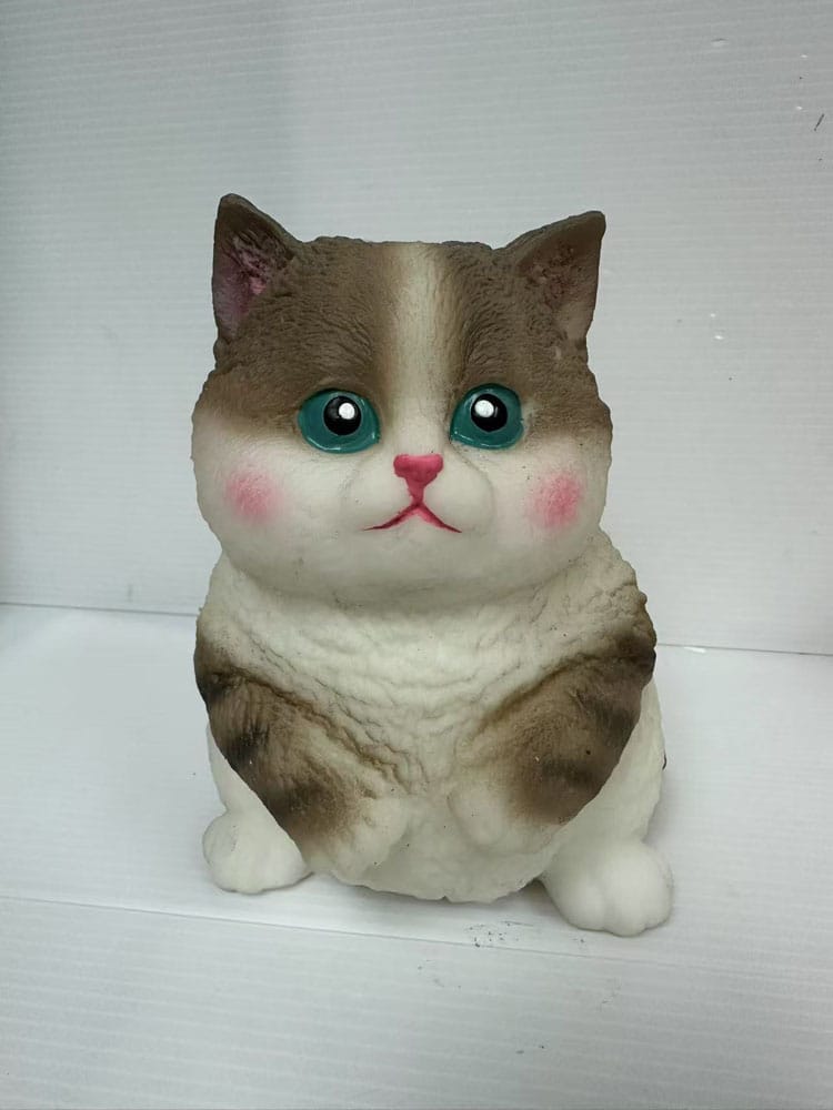 Fun Maker Squishy Fidget Toy Dark Brown Cat 11 cm Image 7