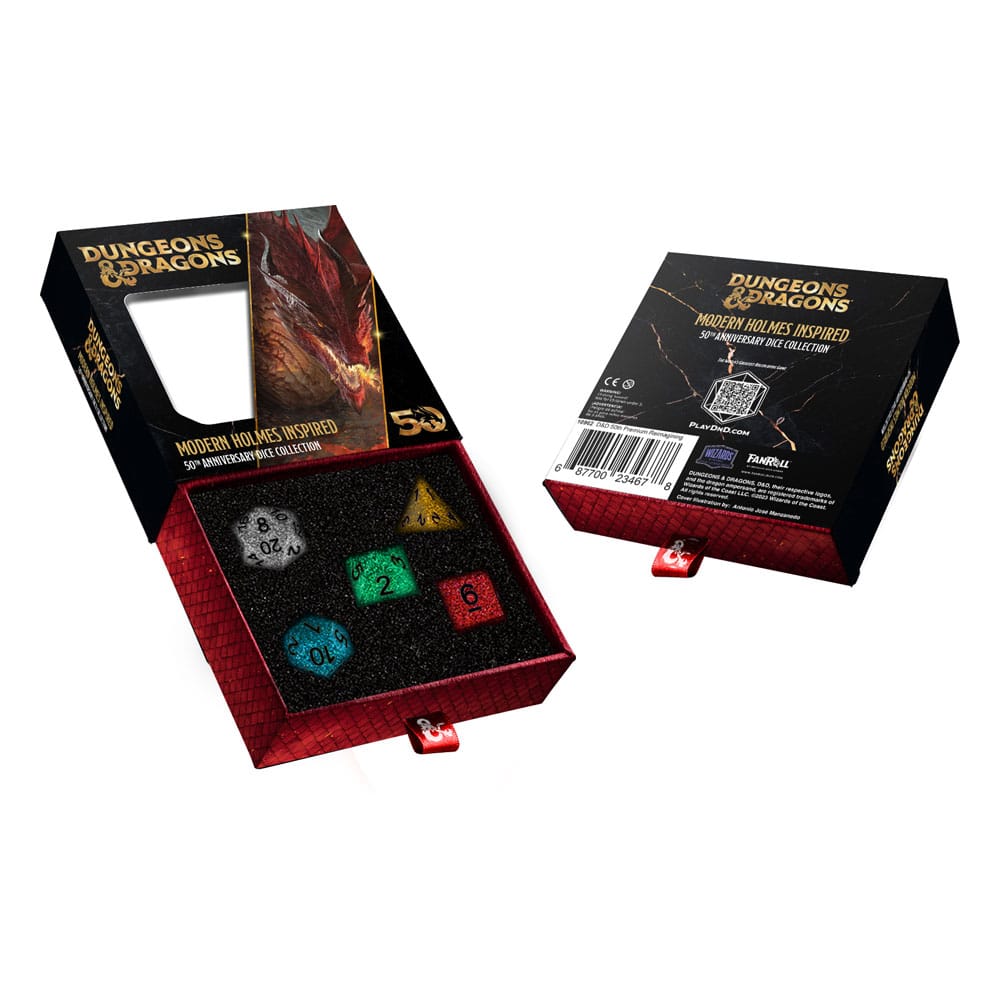 Dungeons & Dragons Würfel Set 50th Anniversary: Modern Holmes Inspired Image