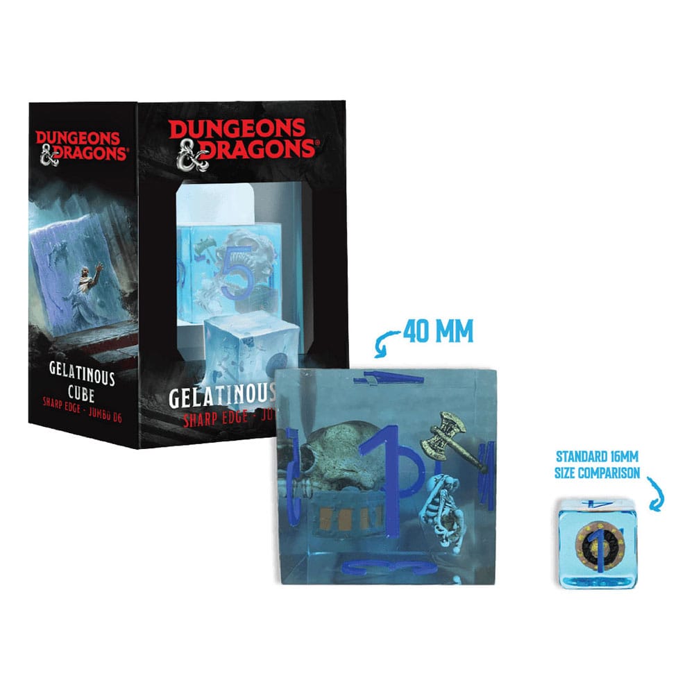 Dungeons & Dragons Jumbo Würfel Gelatinous Cube 4 cm Image