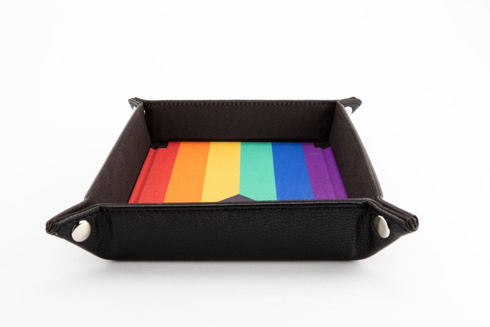 FanRoll Faltbarer Würfelteller Pride Rainbow Flag Image 3