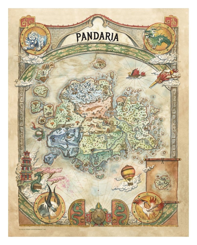 World of Warcraft Kunstdruck Set Limited Edition 36 x 28 cm Image 8