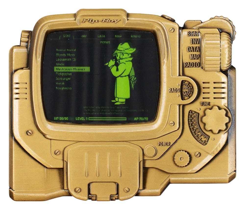 Fallout Metallbarren Pip-Boy Limited Edition Lenticular Mysterious Stranger Variant Image 8