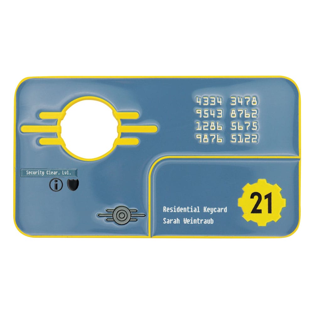 Fallout: New Vegas Replik Vault 21 Security Keycard Limited Edition Image 7