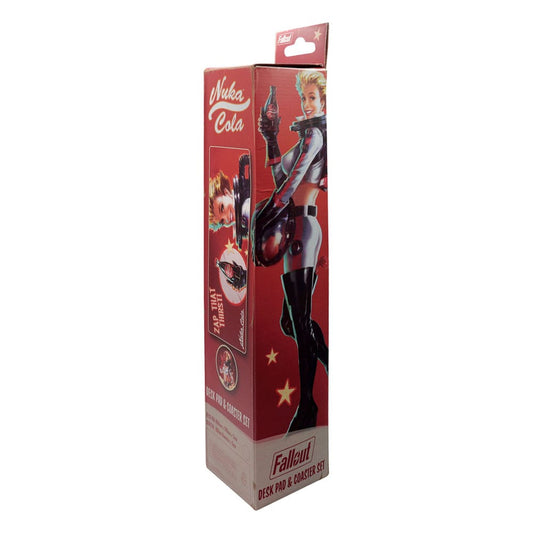 Fallout Schreibtischunterlage & Untersetzer Nuka-Cola Image 2