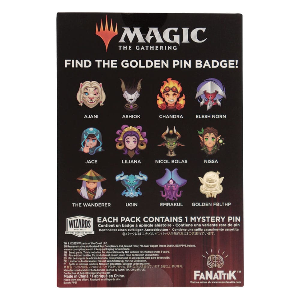 Magic: The Gathering Ansteck-Pins Mystery Pin Badge Display (12) Image 16