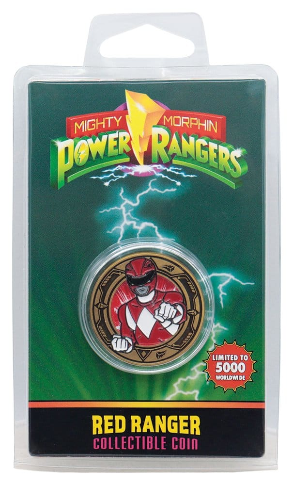 Power Rangers Sammelmünze Red Ranger Limited Edition Image 4