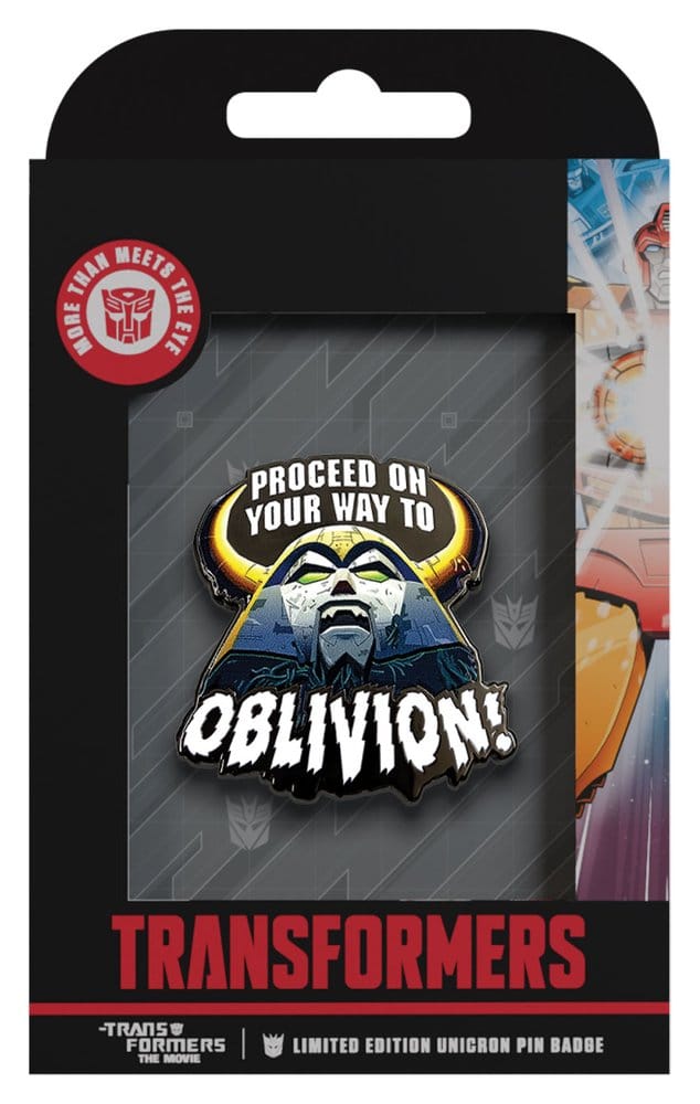 Transformers Ansteck-Pin The Movie 40th Anniversary Unicron Limited Edition Image 3