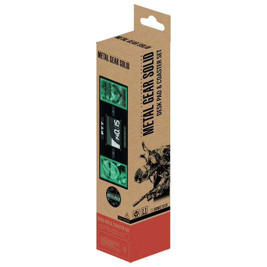 Metal Gear Solid Schreibtischunterlage & Untersetzer Set Solid Snake x Raiden Limited Edition Image 2